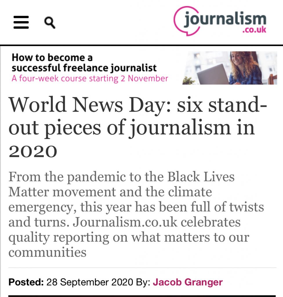 L'articolo di Journalism.co.uk