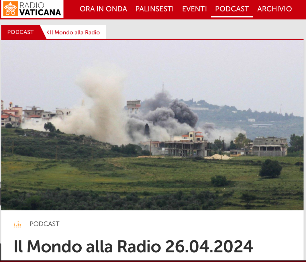 Se Vuoi La Pace Conosci La Guerra "Se vuoi la pace conosci la guerra" su Radio Vaticana - Nico Piro