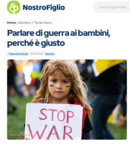 Se vuoi la Pace conosci la guerra su “Nostro Figlio”