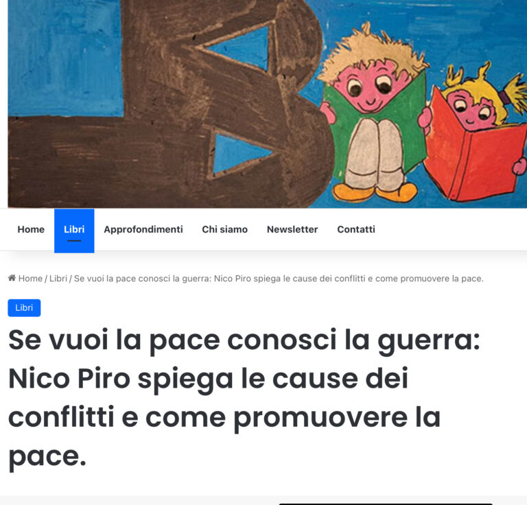 “Se vuoi la pace, conosci la guerra” su Libri e Bambini