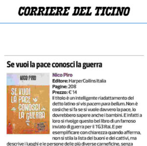 Sul Corriere del Ticino