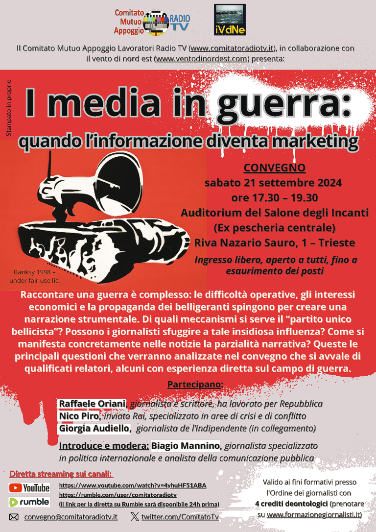 L’informazione di/in guerra (video)