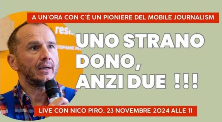 “Uno Strano Dono” in diretta con Francesco Facchini